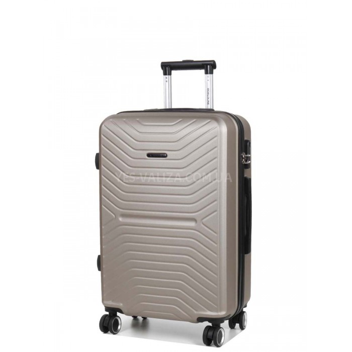 Чемодан Франция средний M шампань 66х43х27см/65л/3.4кг/Worldline 625, фото 2