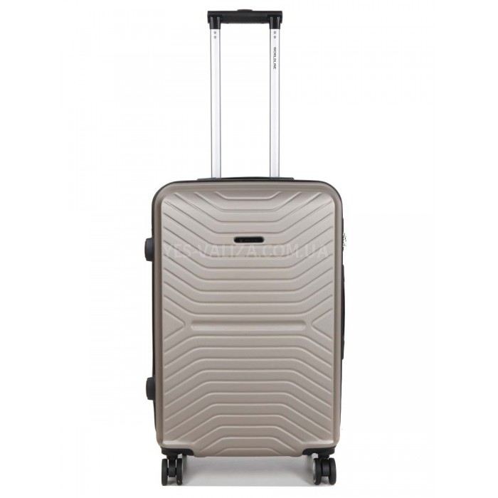 Валіза Франція середня M шампань 66х43х27см/65л/3.4кг/Worldline 625, фото 1