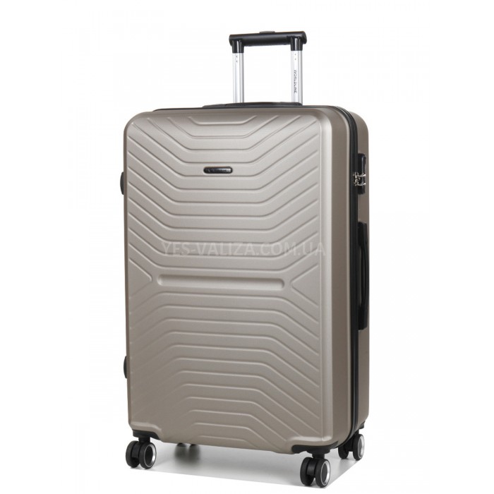 Валіза Франція велика L шампань 76х49х30см/95л/4.0кг/Worldline 625, фото 2