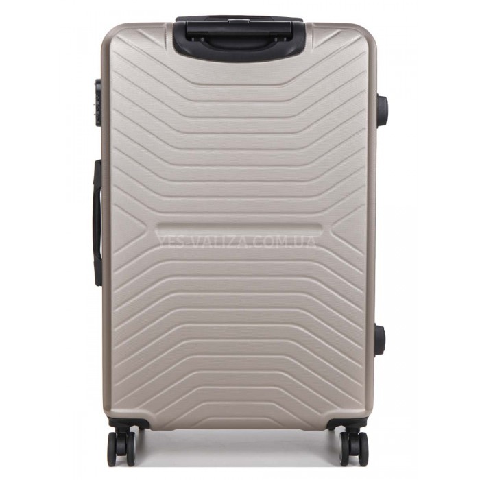 Валіза Франція велика L шампань 76х49х30см/95л/4.0кг/Worldline 625, фото 3