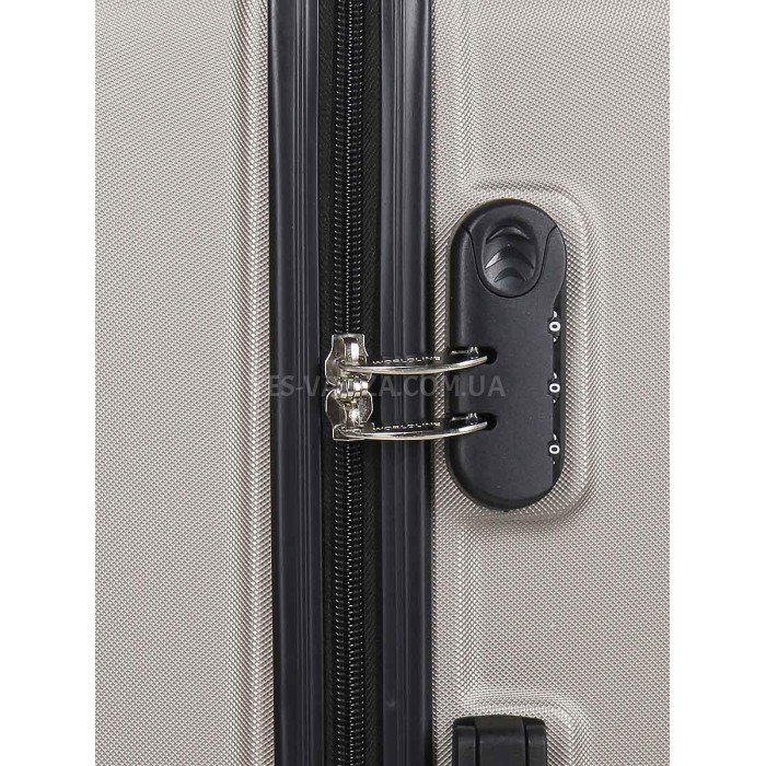 Валіза Франція велика L шампань 76х49х30см/95л/4.0кг/Worldline 625, фото 7