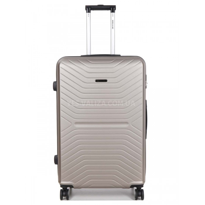 Валіза Франція велика L шампань 76х49х30см/95л/4.0кг/Worldline 625, фото 1