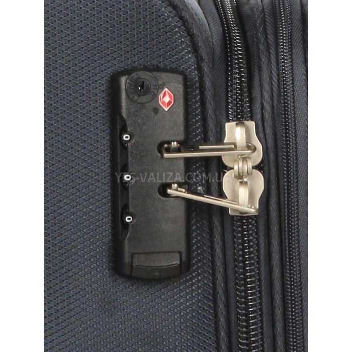 Чемодан средний M ткань синий 67х43х29(+5)см/77л/3.8кг/Worldline 620, фото 8