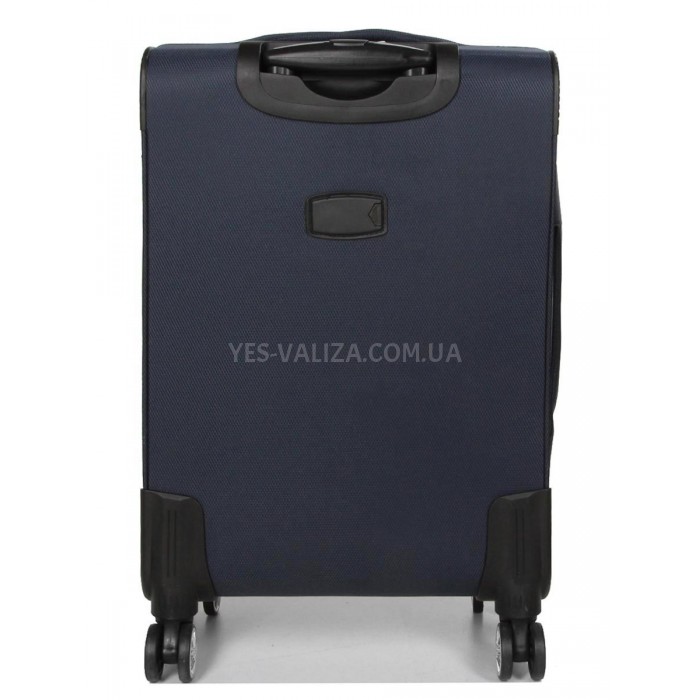 Чемодан средний M ткань синий 67х43х29(+5)см/77л/3.8кг/Worldline 620, фото 3