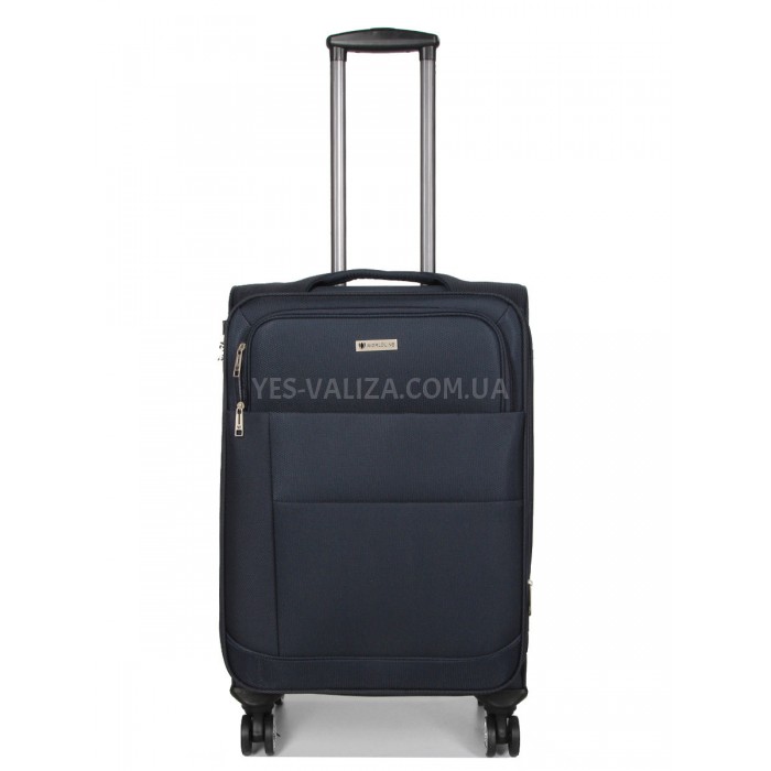 Валіза середня M тканина синя 67х43х29(+5)см/77л/3.8кг/Worldline 620, фото 1