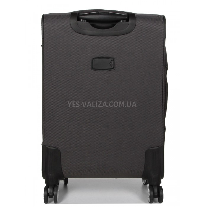 Валіза середня M тканина сіра 67х43х29(+5)см/77л/3.8кг/Worldline 620, фото 3
