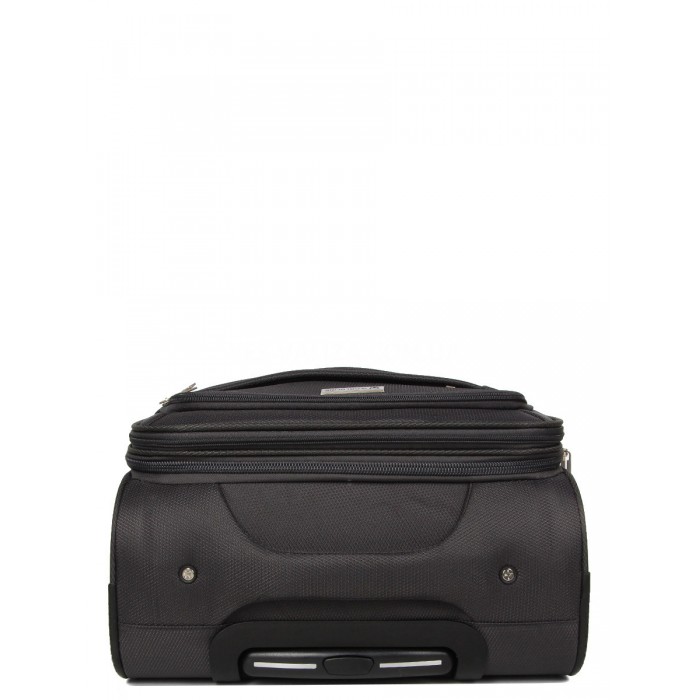 Чемодан малый S ткань серый 55х39х24(+5)см/44л/3.2кг/Worldline 620, фото 6