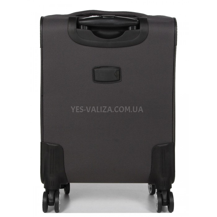 Чемодан малый S ткань серый 55х39х24(+5)см/44л/3.2кг/Worldline 620, фото 3