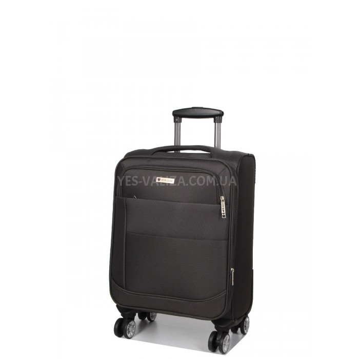 Чемодан малый S ткань серый 55х39х24(+5)см/44л/3.2кг/Worldline 620, фото 2