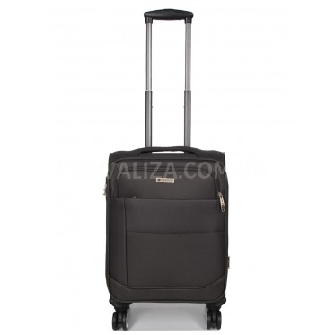 Чемодан малый S ткань серый 55х39х24(+5)см/44л/3.2кг/Worldline 620