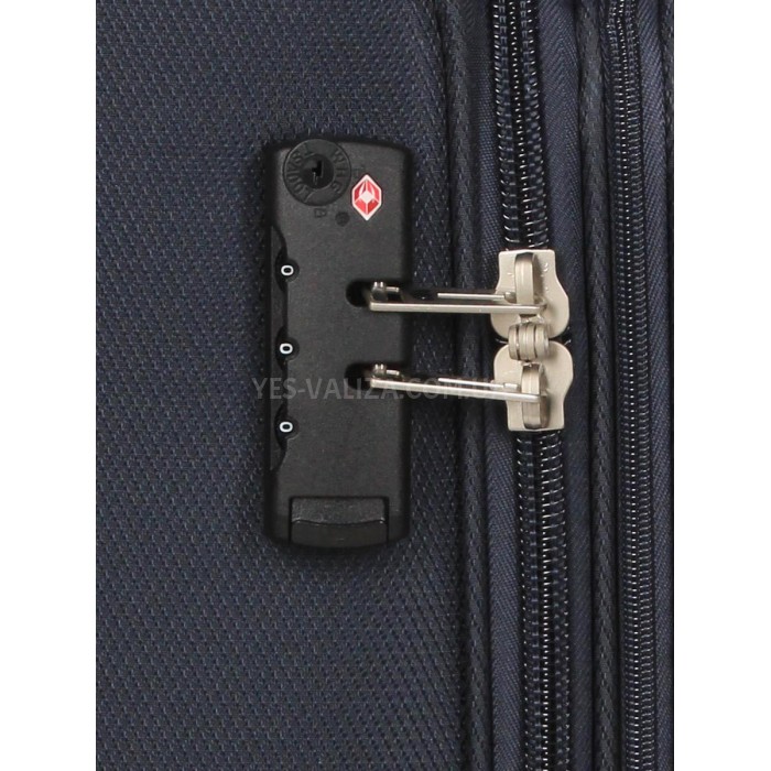 Валіза мала S тканина синя 55х39х24(+5)см/44л/3.2кг/Worldline 620, фото 8