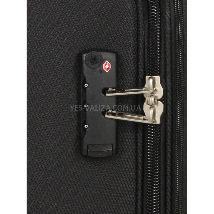 Валіза мала S тканина чорна 55х39х24(+5)см/44л/3.2кг/Worldline 620, фото 8