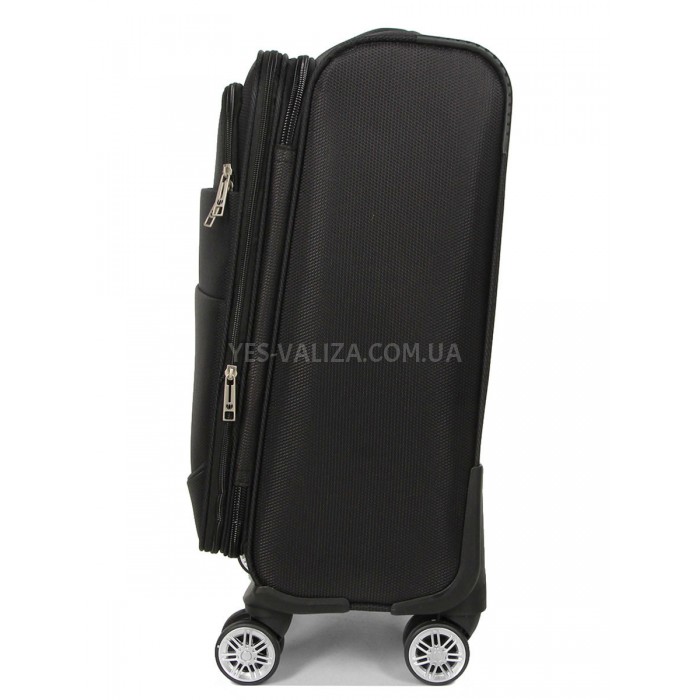 Валіза мала S тканина чорна 55х39х24(+5)см/44л/3.2кг/Worldline 620, фото 5