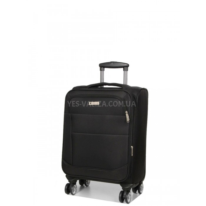 Чемодан малый S ткань чёрный 55х39х24(+5)см/44л/3.2кг/Worldline 620, фото 2