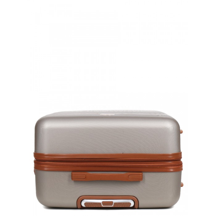 Валіза велика L шампань 76х49х28(+5)см/110л/4.3кг/Worldline 629, фото 6