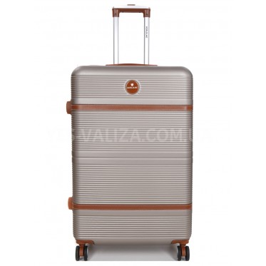 Чемодан большой L шампань 76х49х28(+5)см/110л/4.3кг/Worldline 629