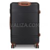 Валіза велика L чорна 76х49х28(+5)см/110л/4.3кг//Worldline 629, фото 13