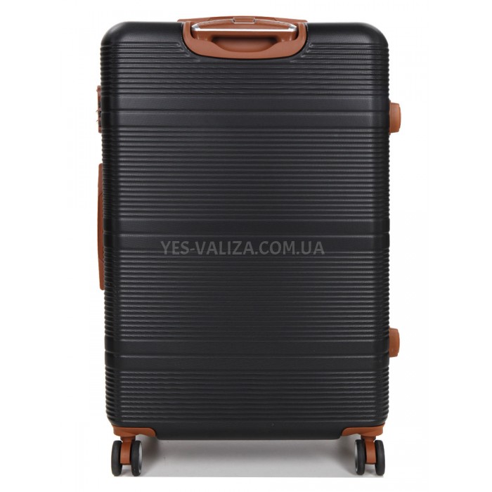 Валіза велика L чорна 76х49х28(+5)см/110л/4.3кг//Worldline 629, фото 3