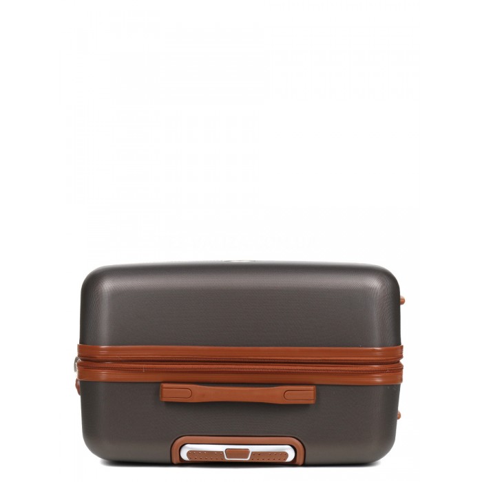 Чемодан большой L коричневый 76х49х28(+5)см/110л/4.3кг/Worldline 629, фото 6