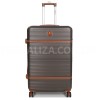 Валіза велика L коричнева 76х49х28(+5)см/110л/4.3кг/Worldline 629, фото 11