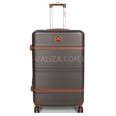 Валіза велика L коричнева 76х49х28(+5)см/110л/4.3кг/Worldline 629