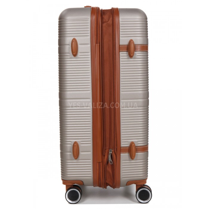 Чемодан средний M шампань 66х42х25(+5)см/74л/3.6кг/Worldline 629, фото 5