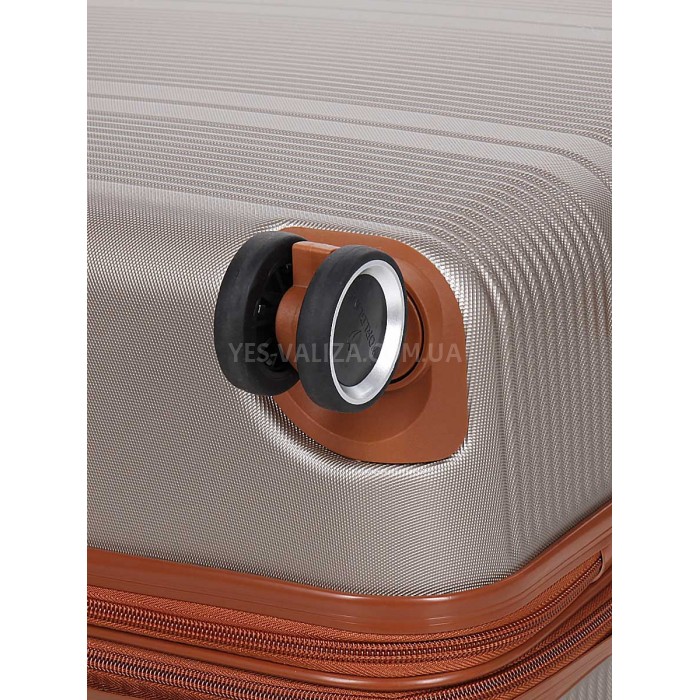 Чемодан средний M шампань 66х42х25(+5)см/74л/3.6кг/Worldline 629, фото 9