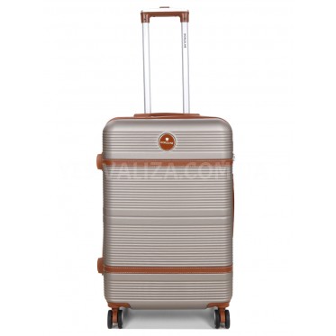 Валіза середня M шампань 66х42х25(+5)см/74л/3.6кг/Worldline 629