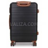 Валіза середня M чорна 66х42х25(+5)см/74л/3.6кг/Worldline 629, фото 13