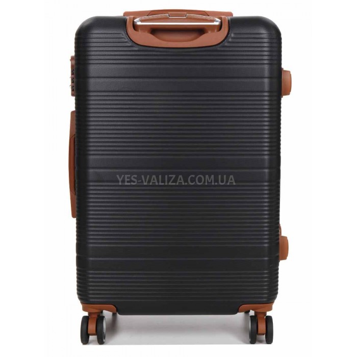 Чемодан средний M чёрный 66х42х25(+5)см/74л/3.6кг/Worldline 629, фото 3
