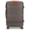 Чемодан средний M коричневый 66х42х25(+5)см/74л/3.6кг/Worldline 629, фото 13