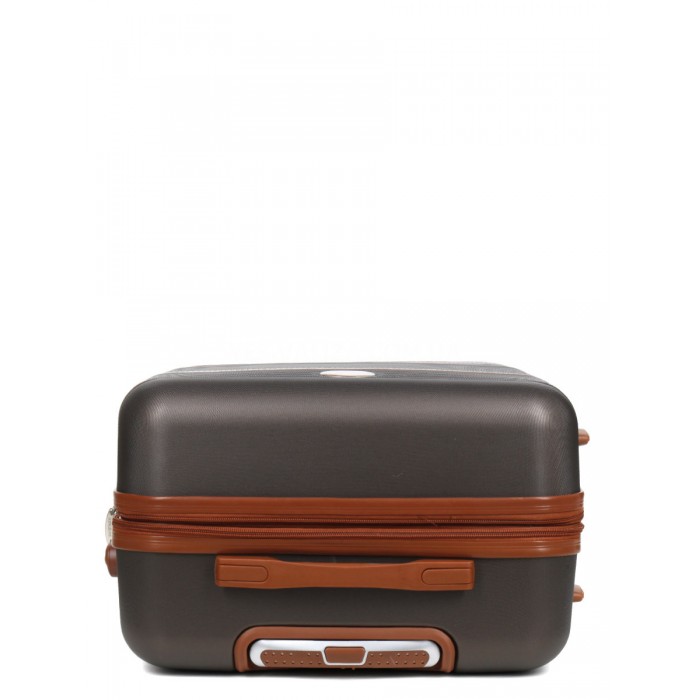 Чемодан средний M коричневый 66х42х25(+5)см/74л/3.6кг/Worldline 629, фото 6