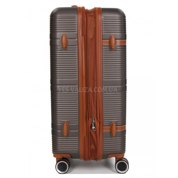 Валіза середня M коричнева 66х42х25(+5)см/74л/3.6кг/Worldline 629, фото 5