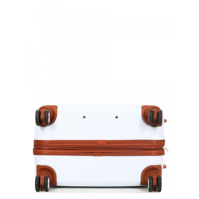 Чемодан средний M белый 66х42х25(+5)см/74л/3.6кг/Worldline 629, фото 7