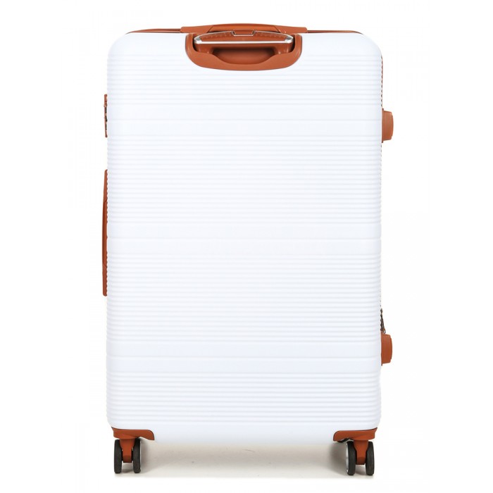 Чемодан средний M белый 66х42х25(+5)см/74л/3.6кг/Worldline 629, фото 12