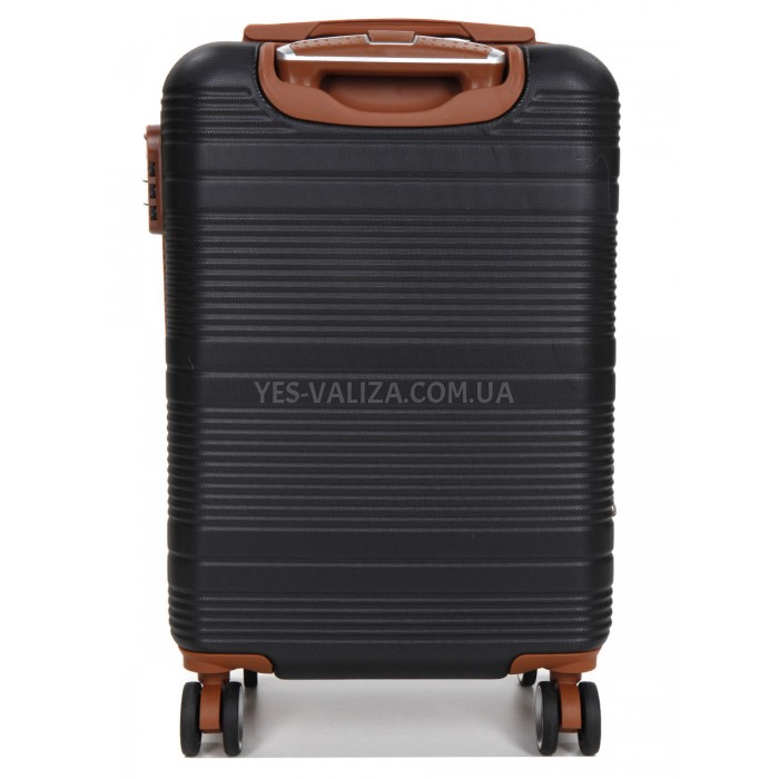 Чемодан ручная кладь S чёрный 55х35х20(+5)см/42л/2.8кг/Worldline 629, фото 3