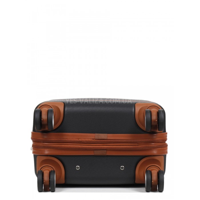 Чемодан ручная кладь S чёрный 55х35х20(+5)см/42л/2.8кг/Worldline 629, фото 8