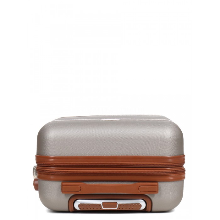 Валіза ручна поклажа S шампань 55х35х20(+5)см/42л/2.8кг/Worldline 629, фото 6