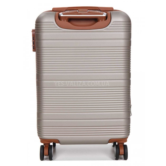 Валіза ручна поклажа S шампань 55х35х20(+5)см/42л/2.8кг/Worldline 629, фото 3