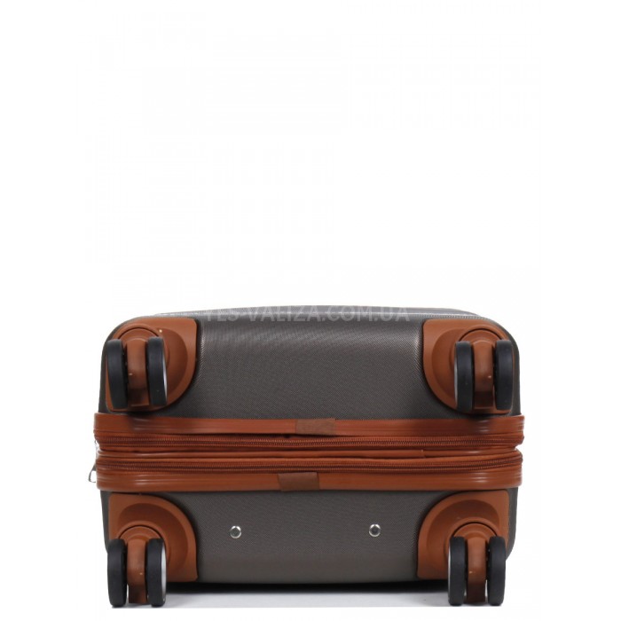 Чемодан ручная кладь S коричневый 55х35х20+5см/42л/2.8кг/Worldline 629, фото 7