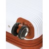 Чемодан ручная кладь S белый 55х35х20(+5)см/42л/2.8кг/Worldline 629, фото 21