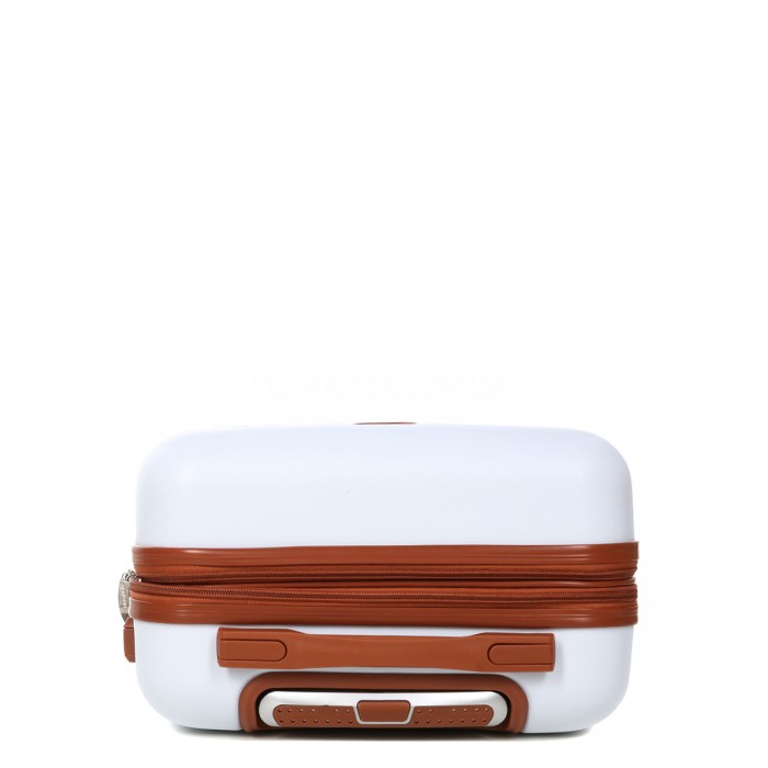 Чемодан ручная кладь S белый 55х35х20(+5)см/42л/2.8кг/Worldline 629, фото 8