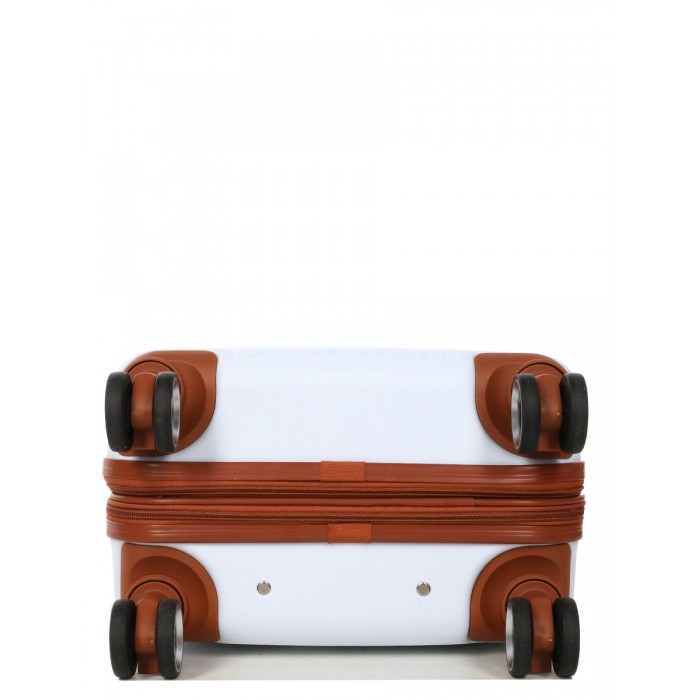 Валіза ручна поклажа S біла 55х35х20(+5)см/42л/2.8кг/Worldline 629, фото 9