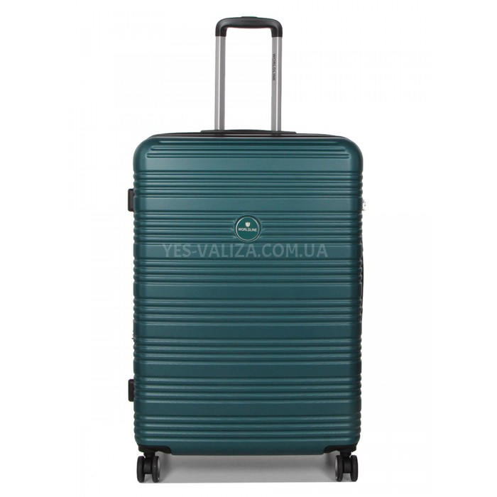 Чемодан Франция большой L зелёный 75х52х31+5см/115л/4.3к/Worldline 805, фото 2