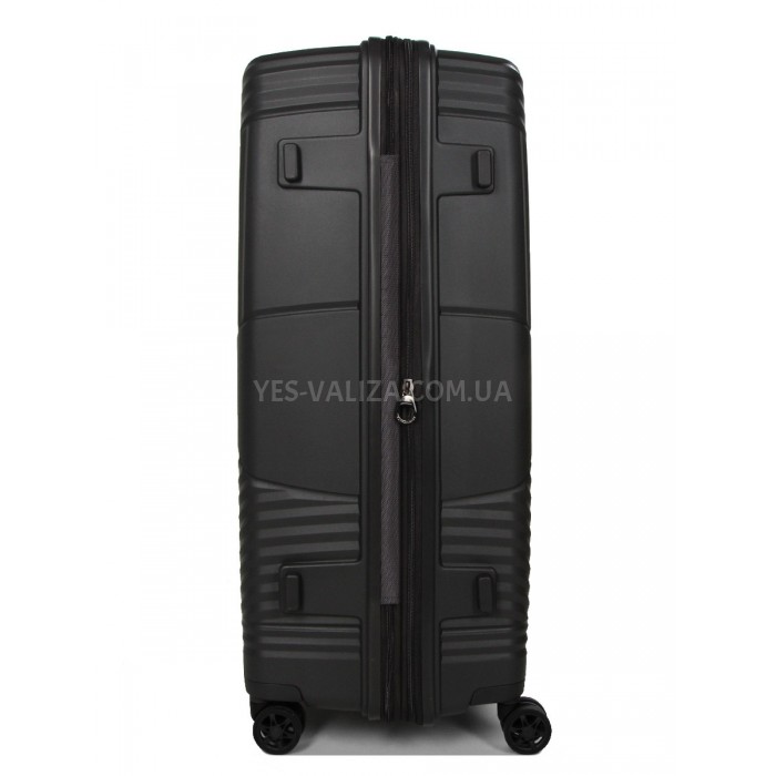 Валіза велика L поліпропілен сіра 77х53х30+5см/114л/5кг/Airtex 639, фото 5