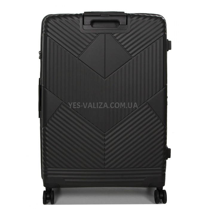 Валіза велика L поліпропілен сіра 77х53х30+5см/114л/5кг/Airtex 639, фото 3