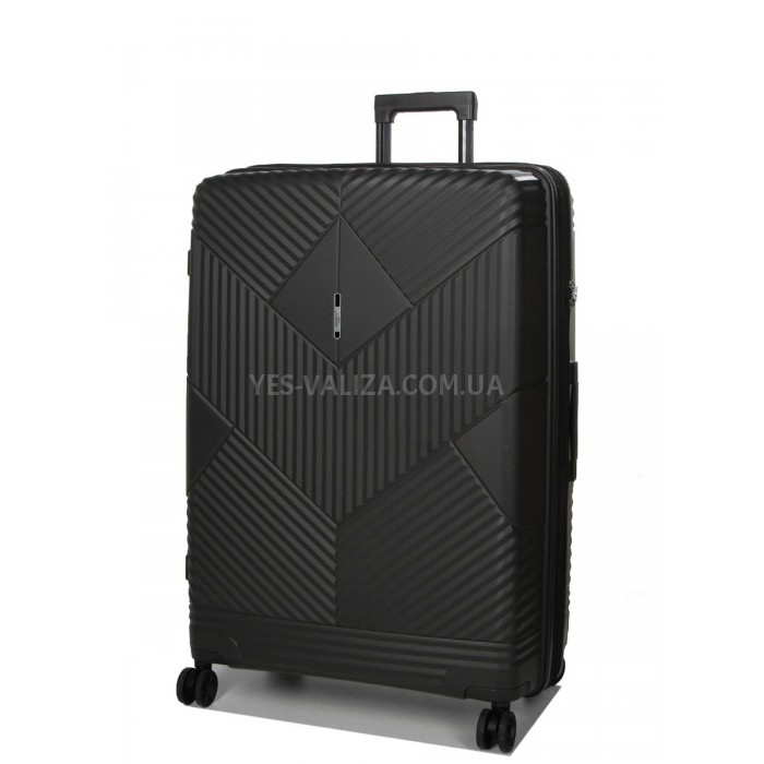 Валіза велика L поліпропілен сіра 77х53х30+5см/114л/5кг/Airtex 639, фото 1