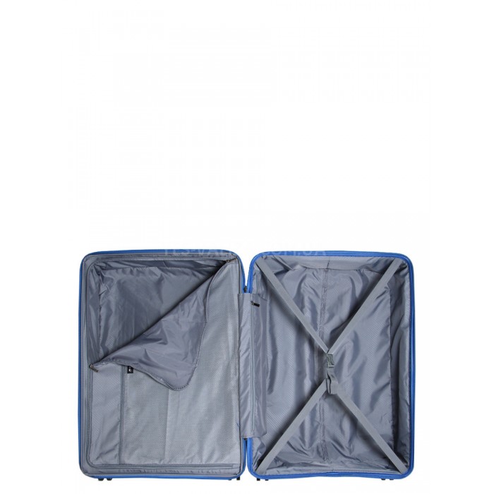 Валіза велика L поліпропілен синя 77х53х30(+5)см/114л/5кг/Airtex 639, фото 10