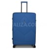 Чемодан большой L полипропилен синий 77х53х30+5см/114л/5кг/Airtex 639, фото 11