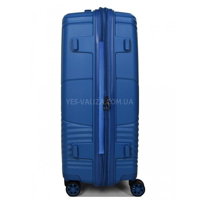Чемодан средний M полипропилен синий 67х46х26(+5)см/77л/4кг/Airtex 639, фото 5